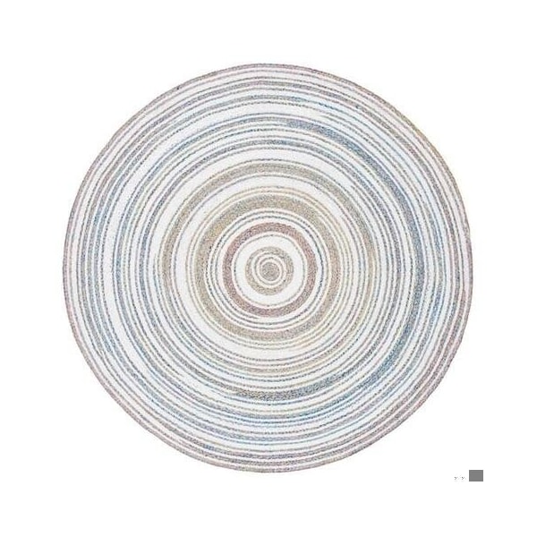 Safavieh 4 x 4 ft. Cape Cod Round Area Rug, Ivory & Pink CAP235A-4R - main